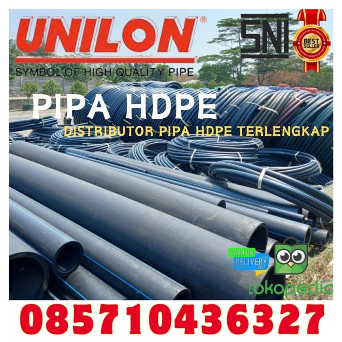 Gambar PIPA HDPE/SELANG AIR HITAM HDPE UNILON 125mm (5") PN16 dari JUALANKU PIPA undefined Tokopedia