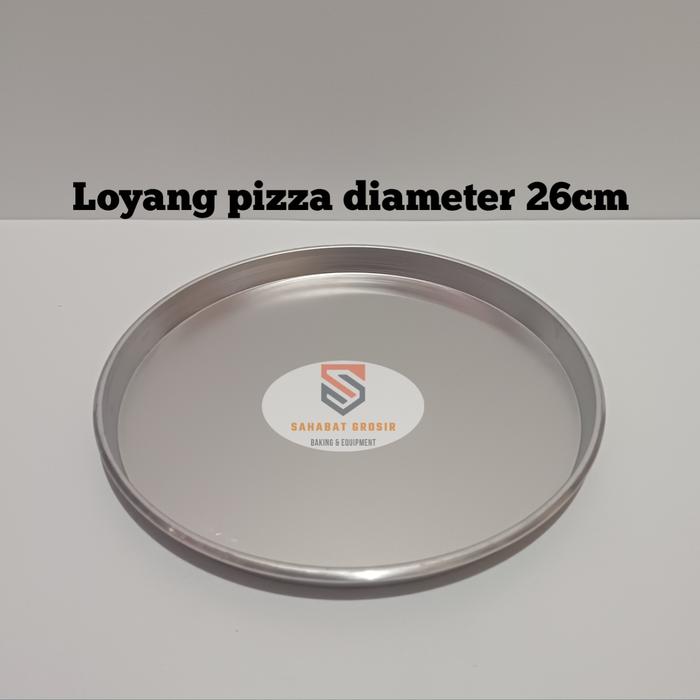 Gambar loyang pizza diameter 22cm - pizza 26cm dari Cakra Gemilang undefined Tokopedia