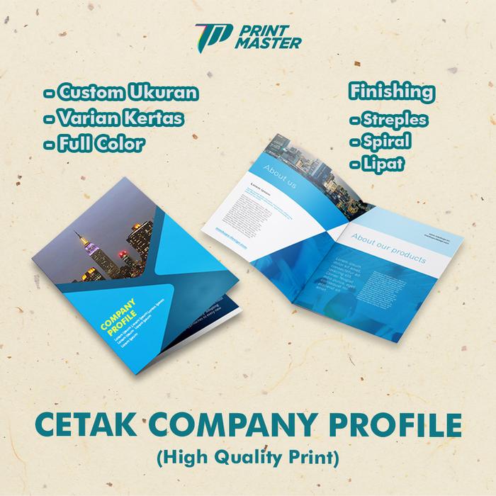 Gambar Cetak Company Profile,Buku,Majalah Katalog Custom Full Color - AP 150, Tanpa Laminasi  dari PTM Print Master undefined Tokopedia