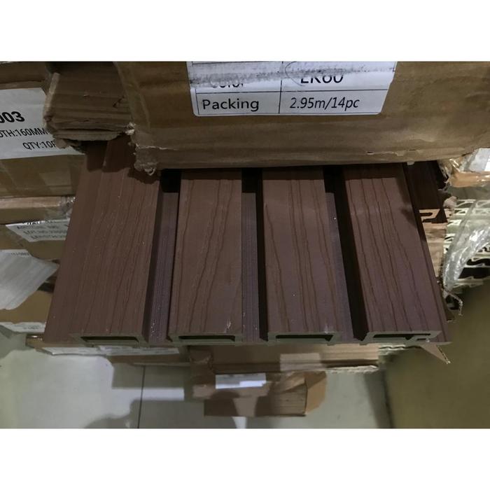 Gambar Wood Panel WPC Outdoor Wallpanel Composite Kisi Kisi Kayu Eksterior - ROSEWOOD dari ESTETICA INTERIOR INDONEISA undefined Tokopedia
