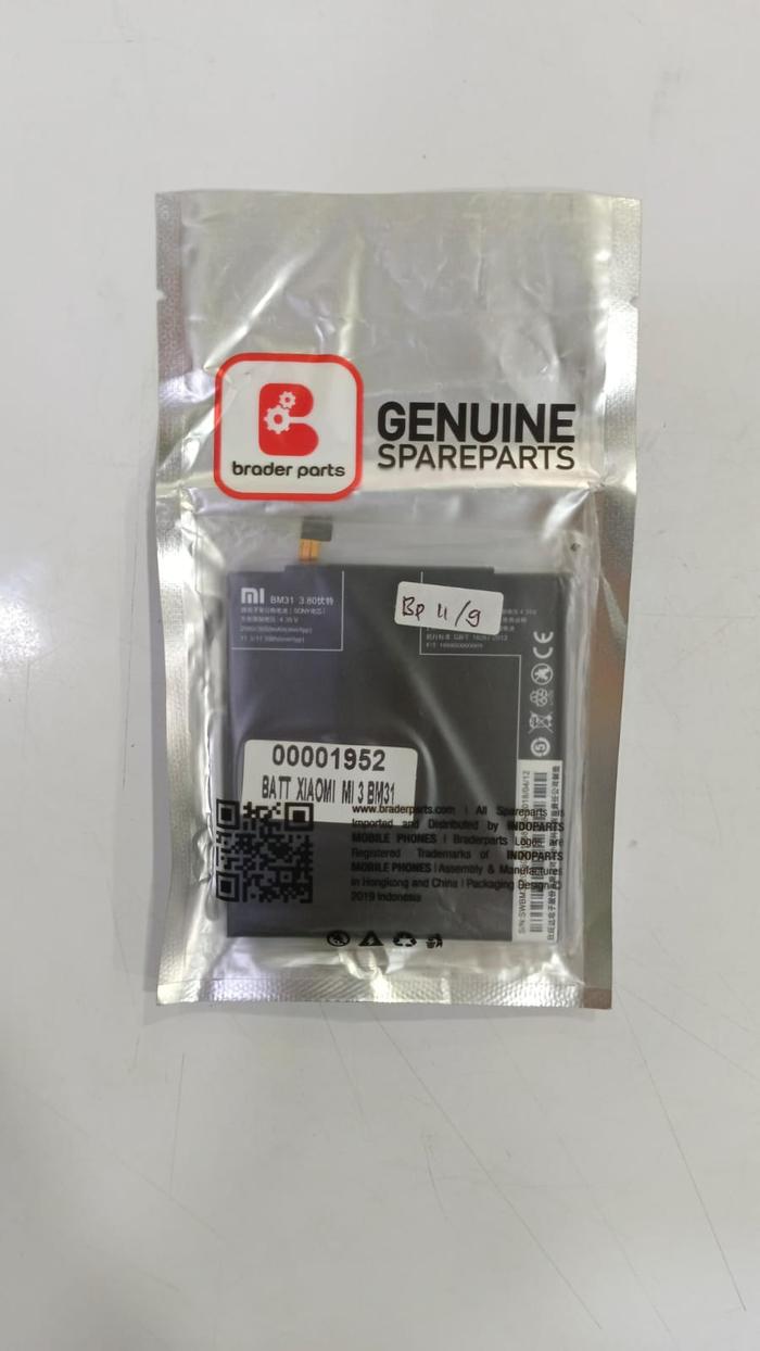 Gambar BATERAII MI 3 BM31 ( A ) dari jayacomtpi undefined Tokopedia
