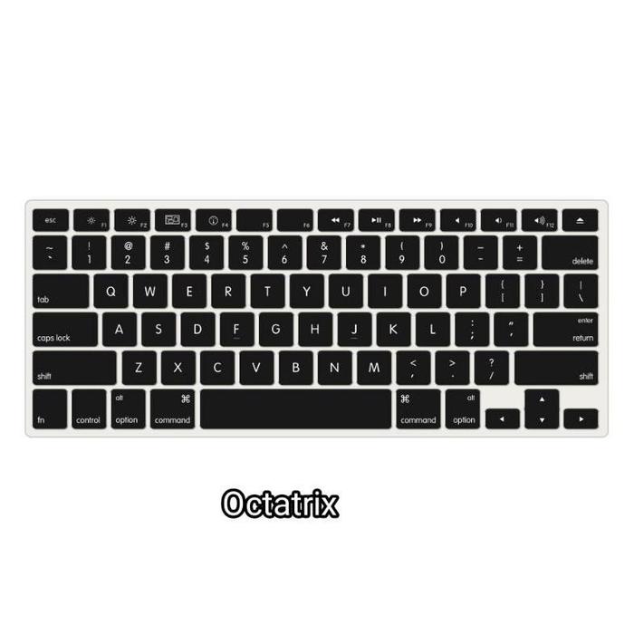 Gambar UP Case Pelindung Keyboard Macbook TPU Clear Bening Silicone keyboard - Hitam, 2016-2019 Pro dari sanjikiruen undefined Tokopedia