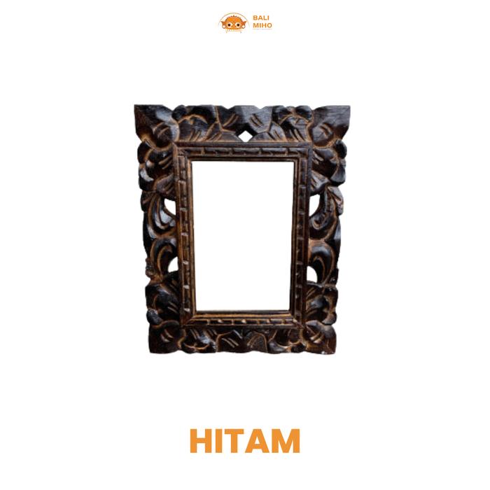 Gambar Bingkai Kayu Ukir 2Bingkai Kayu Ukir 4R - Bingkai Foto - Bingkai Kayu - Hitam dari Bali Miho undefined Tokopedia