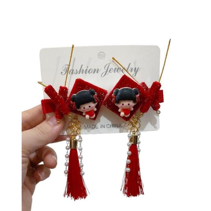 Gambar Jepitan Set Anak/Aksesoris Rambut Motif China Imlek - G16 dari Gerai MURNI undefined 5 Tokopedia