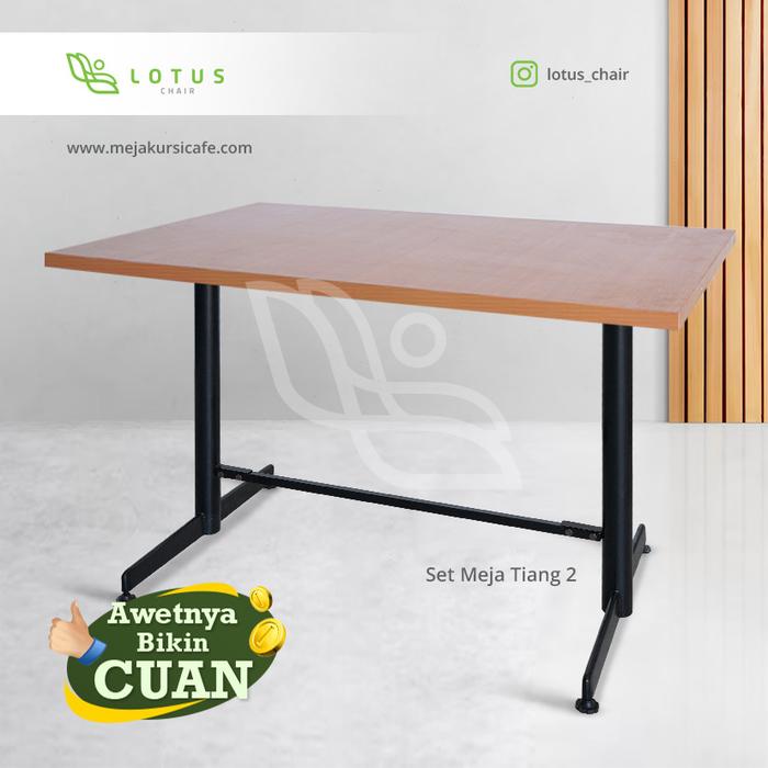 Gambar Meja Resto / Cafe / Makan HPL Tebal 3cm Persegi Panjang - 80x120, barang dari Lotus Chair undefined Tokopedia