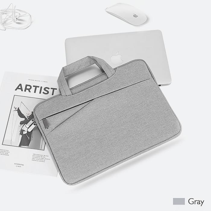 Gambar Laptop Bag Tas Jinjing Kantor Macbook Air Pro 12 13 14 15 16 Tahan Air - Tote Grey, 14/15" dari Oneskin Store Indonesia undefined Tokopedia