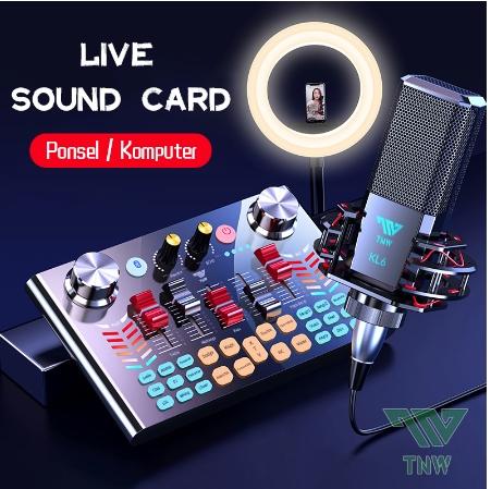 Gambar TNW-V18 Sound Card Bluetooth Live SoundCard V18 dari Platinum smartID undefined Tokopedia
