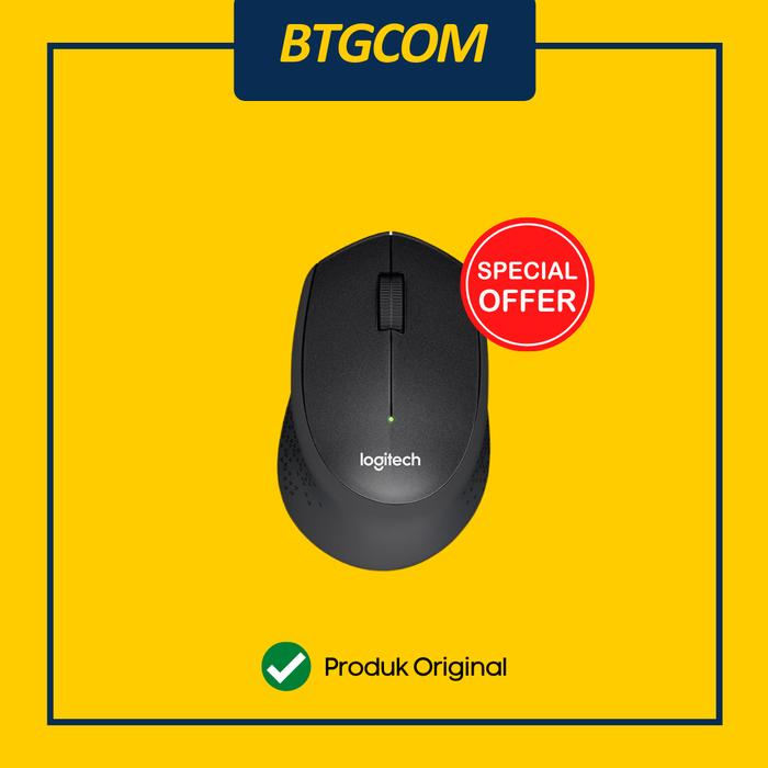 Gambar MOUSE LOGITECH M331 PLUS SILENT CLICK MUTE WIRELESS - Hitam dari btgcom undefined Tokopedia