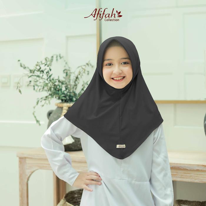 Gambar Bergo hamidah Jilbab Instant Hijab size S Anak SD Kerudung Sekolah P1 - Hitam, S dari Afifah Collection_NEW undefined Tokopedia