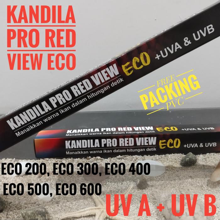 Gambar KANDILA PRO RED VIEW ECO UVA UVB LAMPU LED CELUP T4 20 30 40 50 60 CM - ECO VIEW 200 dari AFAN AQUARIUM undefined Tokopedia