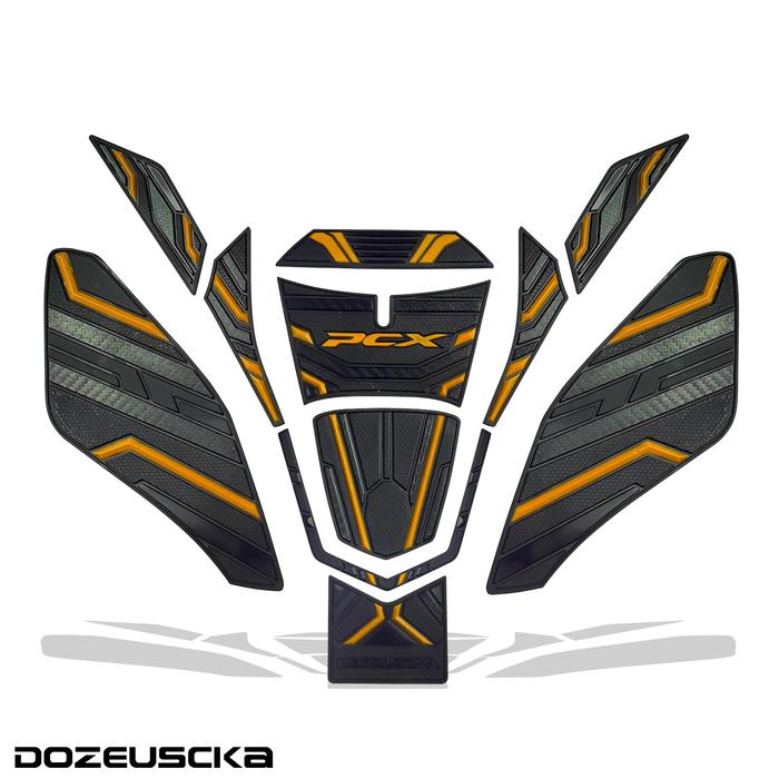 Gambar KARPET MOTOR PCX 160 ALAS KAKI PCX DECKPAD MOTOR PCX KARPET PCX 160 -  Deckpad kuning dari 1993 Stor undefined Tokopedia