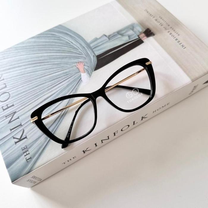 Gambar RU Frame Mona - Kacamata Fashion Cateye Optik Lensa Minus Cylinder - Hitam, blueray dari abadiishop01 undefined Tokopedia