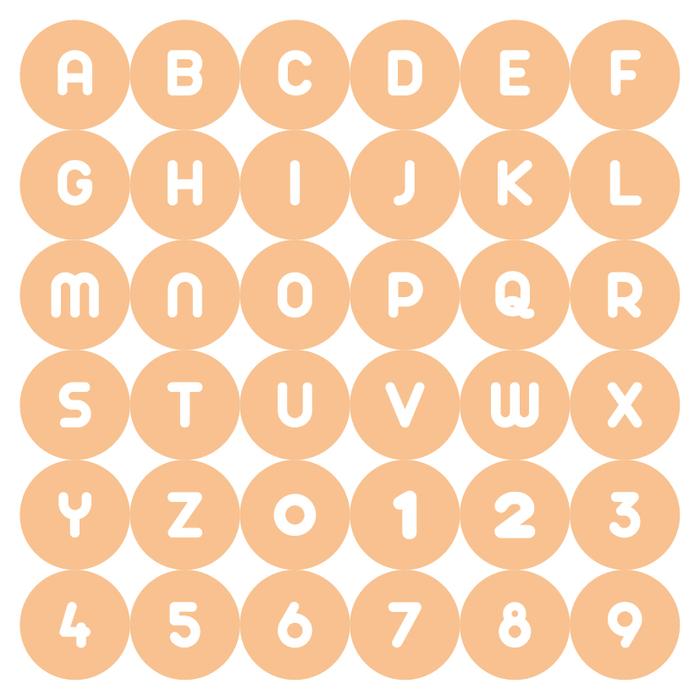 Gambar Stiker Label Deco Aesthetic / Stiker Huruf dan Angka Ekonomis - Biru Muda dari MaxBee19 undefined 4 Tokopedia