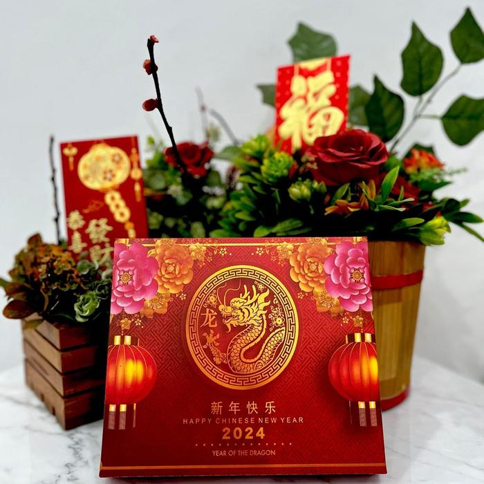 Gambar Kotak|Dus|Box Kue Nastar Kue Kering Imlek Edition |Sekat 20&30 - Naga, Sekat 20 dari Golden Labelindo undefined Tokopedia