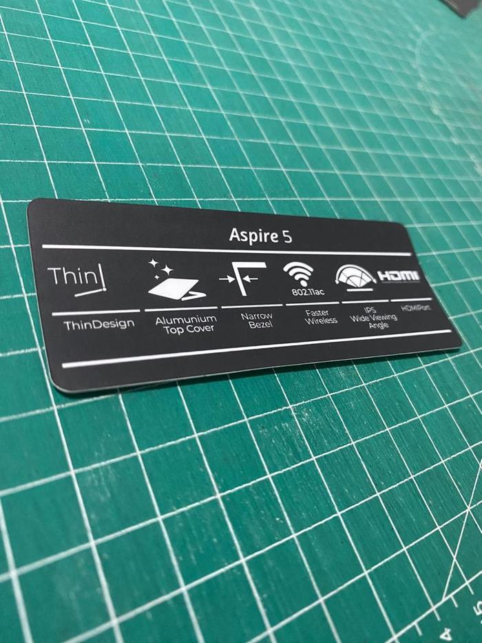 Gambar Stiker Spesifikasi Laptop Acer Aspire 5 - IPS dari Djong Creative undefined Tokopedia