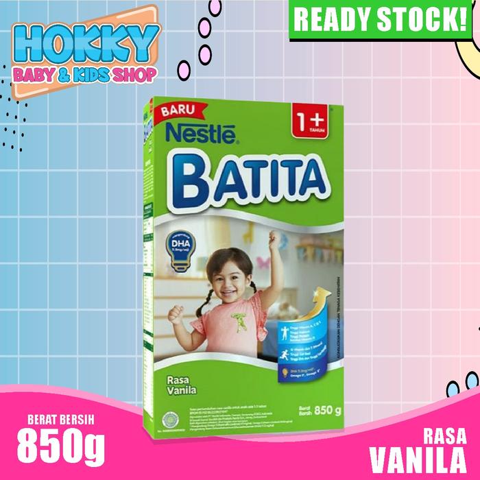 Gambar NESTLE BATITA 1+ VANILA Susu pertumbuhan anak usia 1-3 tahun box 850gr dari Hokky Baby And Kids Shop undefined Tokopedia