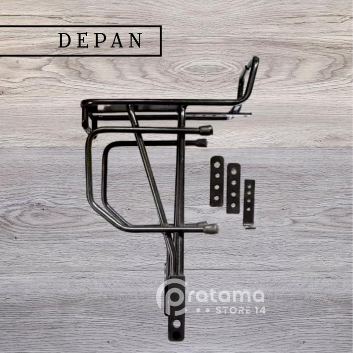 Gambar Rak pannier touring sepeda fixie/seli/mtb/minivelo/minion/federal - Depan dari Pratama Accesories undefined Tokopedia
