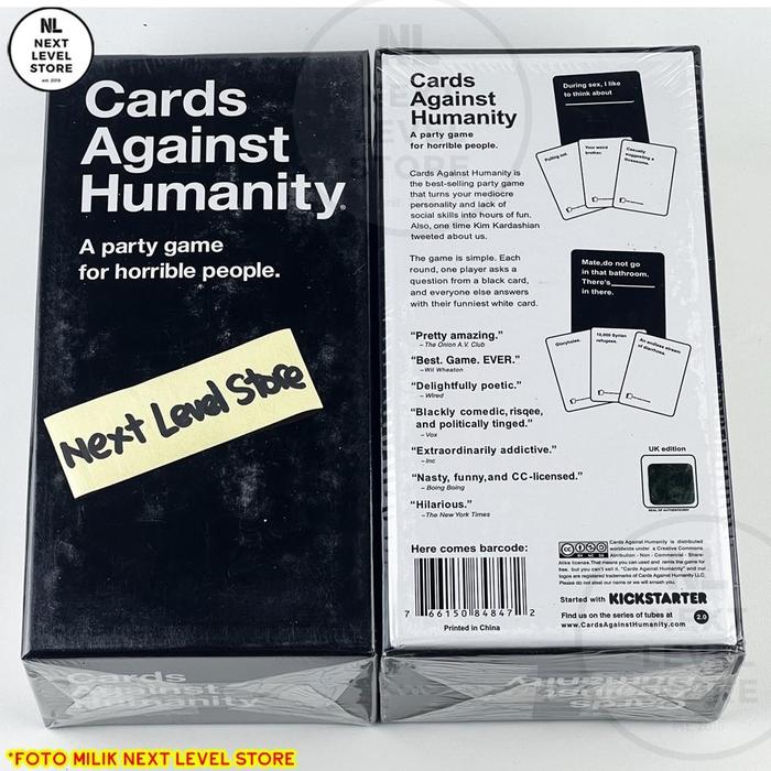 Gambar Best seller Board Games Cards Against Humanity 2.0 US AU UK Card Game - US Version dari andipia undefined Tokopedia
