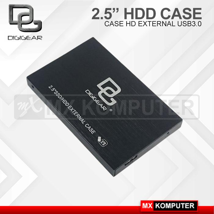 Gambar HDD Enclosure Digigear 2.5 Inchi USB 3.0 Case Harddisk External - Hitam dari MXKomputer_NEW undefined Tokopedia