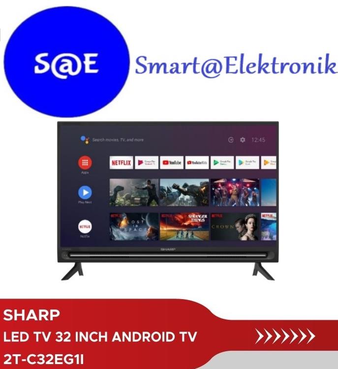 Gambar SHARP Google TV 32" 2T-C32EG1i / C32EG1 / 32EG1 / 32EG dari PD Setia Mandiri undefined Tokopedia