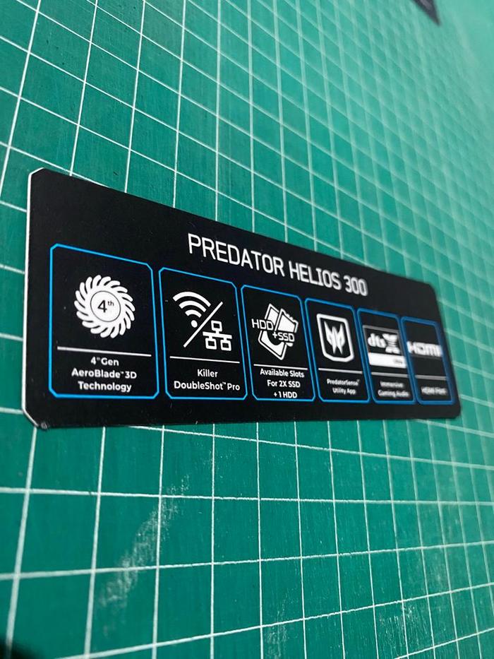 Gambar Stiker Spesifikasi Laptop Acer Predator - Helios 300 dari Djong Creative undefined Tokopedia