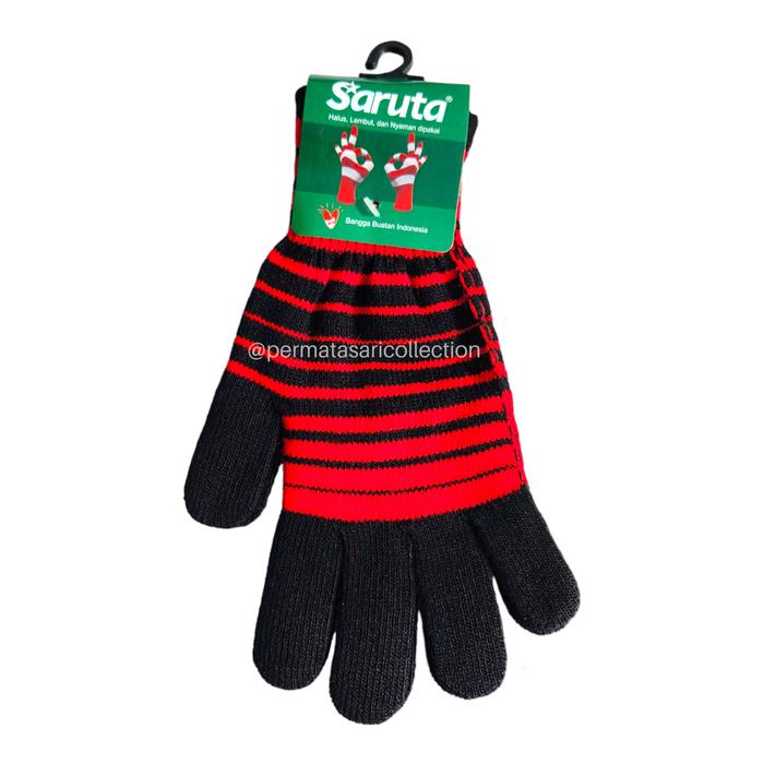 Gambar Sarung Tangan Wanita Pria Pengendara Motor Gloves Saruta Besar Belang - 2 - Merah dari Permata Sari Collection undefined 5 Tokopedia