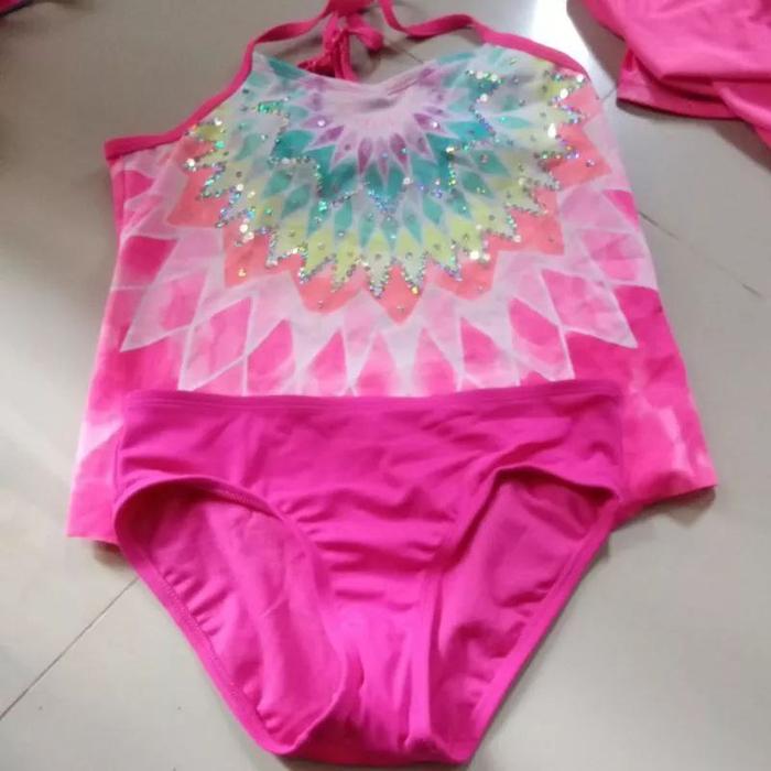 Gambar Baju renang swimsuit anak perempuan 5 6 8 10 12 16 tahun justice - Semangka, 14Y dari Cipcipers undefined 3 Tokopedia