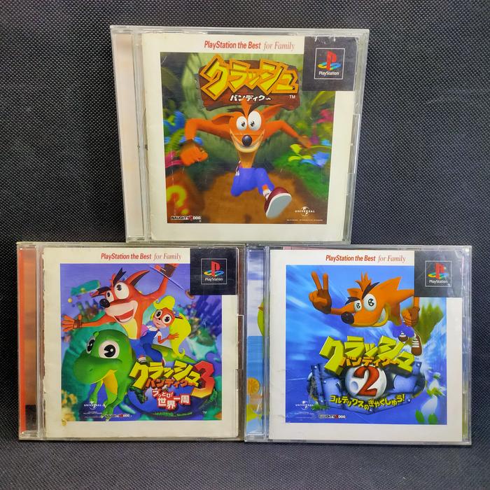 Gambar Crash Bandicoot 2 3 Warped PS1 original game ctr racing team cortex - SET 1 dari Lupus Hobby undefined Tokopedia