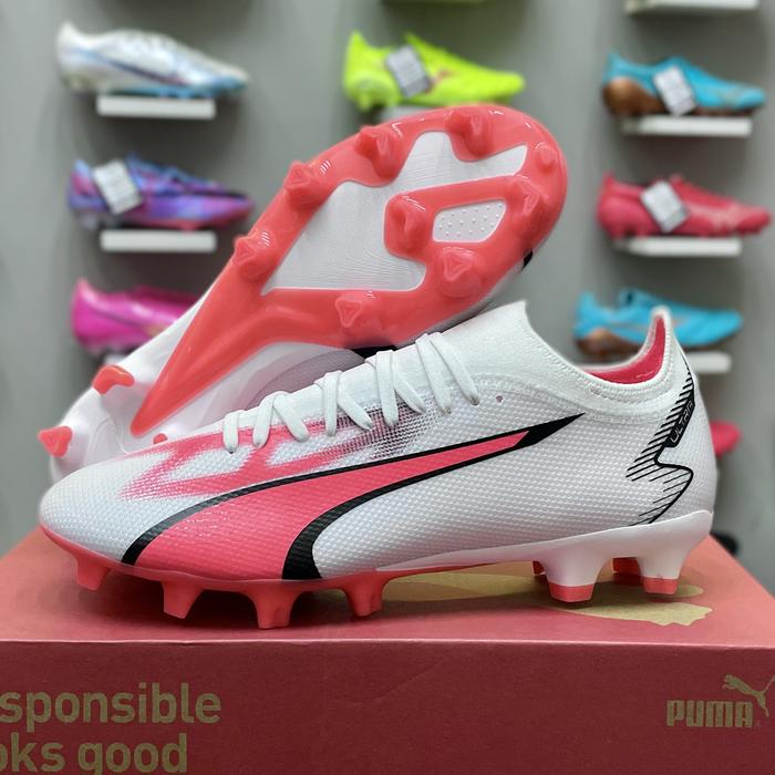 Gambar Puma Ultra Match FG/AG white/red - 40 dari Sigitsportjogja undefined Tokopedia