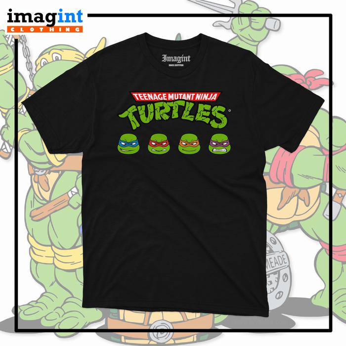 Gambar BAJU KAOS TMNT LOGO - Hitam, L dari Imagint Clothing undefined Tokopedia