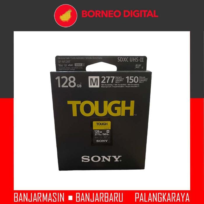 Gambar Sony 64GB/128GB SF-M Tough Series UHS-II SDXC Memory Card 277mb/s - 128 gb dari Borneo Digital_NEW undefined Tokopedia