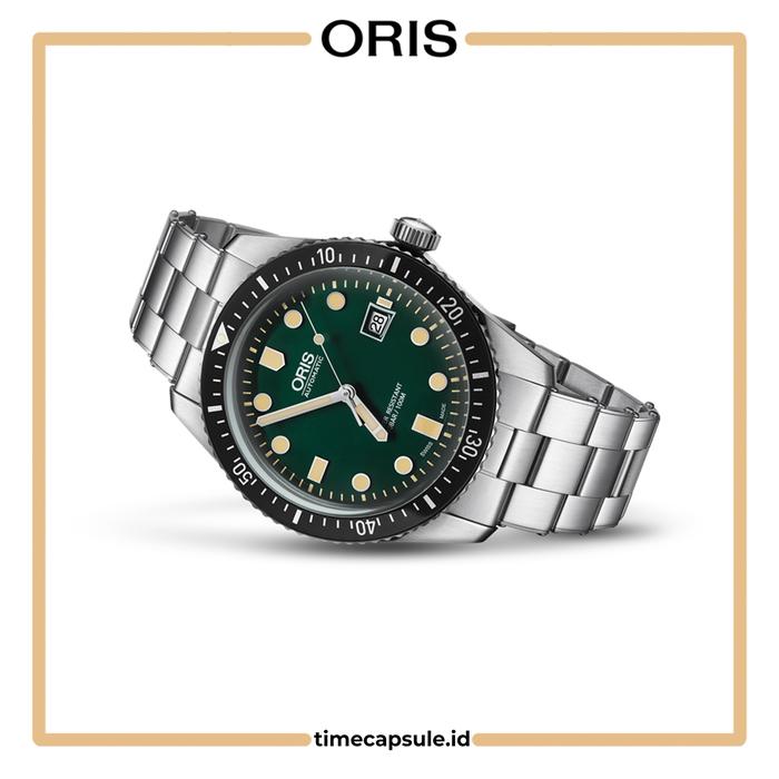 Jam Tangan Pria Oris Divers Sixty-five 733 7720 4057 Metal Bracelet