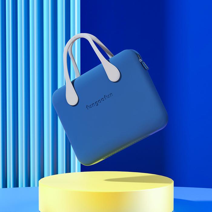 Gambar Fungoofun Briefcase Tas Laptop Bag Jinjing Unisex Portable Waterproof - Blue, 14 Inch dari BagStory.. undefined Tokopedia