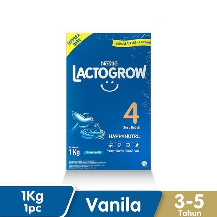 Gambar Lactogrow 4 Vanilla dan 4 madu 1kg KEMASAN BARU - Lacto 4 van, 1kg dari onefamily store undefined Tokopedia