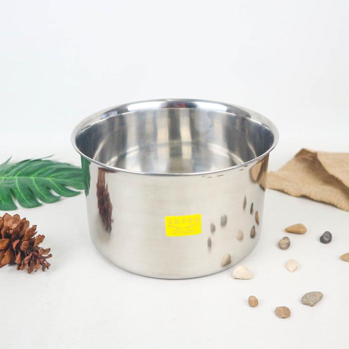 Gambar Baskom Europe Style Stainless Steel Anti Karat Multifungsi Serbaguna / Waskom / Wadah - FM - 20x11cm dari Formiana undefined Tokopedia