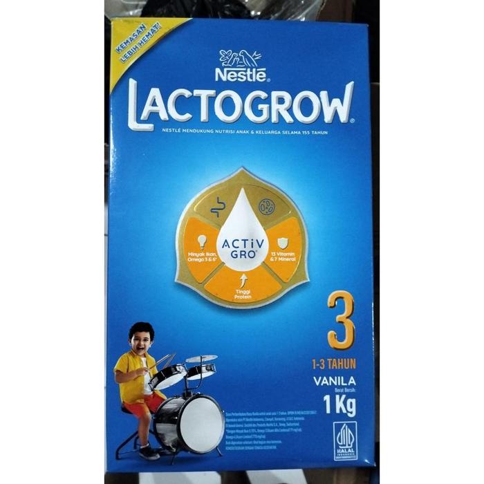 Gambar LACTOGROW 3 MADUVANILLA KEMASAN 1 KG ACTIV GRO - LACTO 3 MADU dari onefamily store undefined 3 Tokopedia