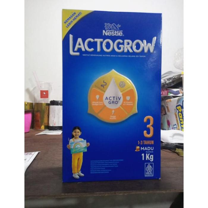 Gambar LACTOGROW 3 MADUVANILLA KEMASAN 1 KG ACTIV GRO - LACTO 3 MADU dari onefamily store undefined 2 Tokopedia