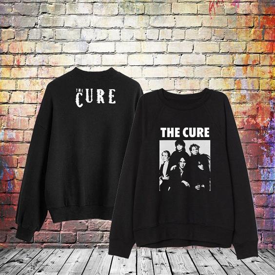 Gambar Sweater Crewneck Band Punk | Rock | Metal | Rap | Pop | The Cure - hitam 1, XL dari senj4home undefined Tokopedia
