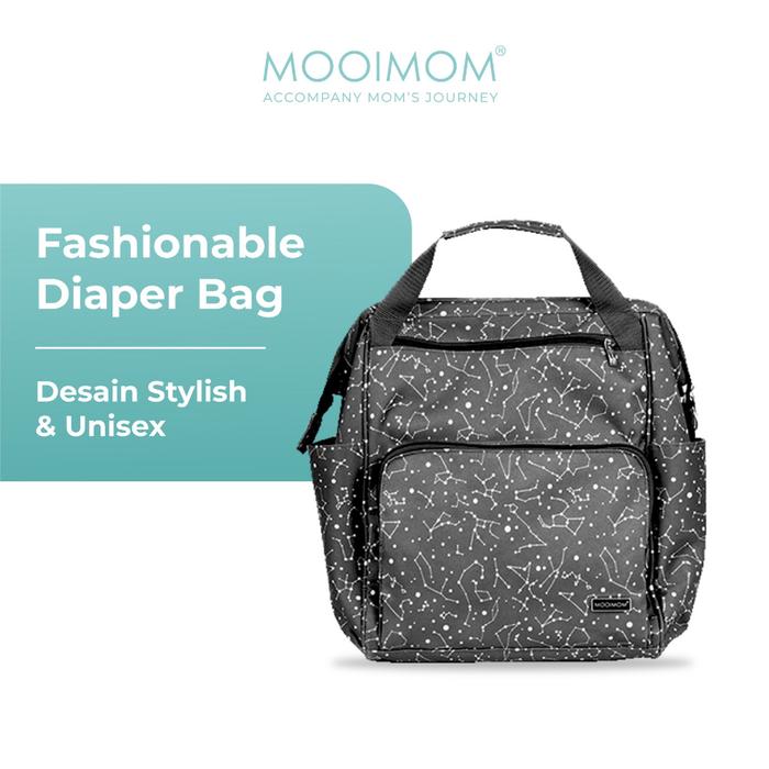 Gambar MOOIMOM FASHIONABLE DIAPER BAG TAS PERLENGKAPAN BAYI STYLISH UNISEX dari HelloJello undefined Tokopedia
