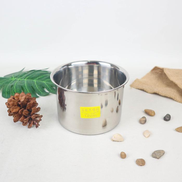 Gambar Baskom Europe Style Stainless Steel Anti Karat Multifungsi Serbaguna / Waskom / Wadah - FM - 12x8 cm dari Formiana undefined Tokopedia