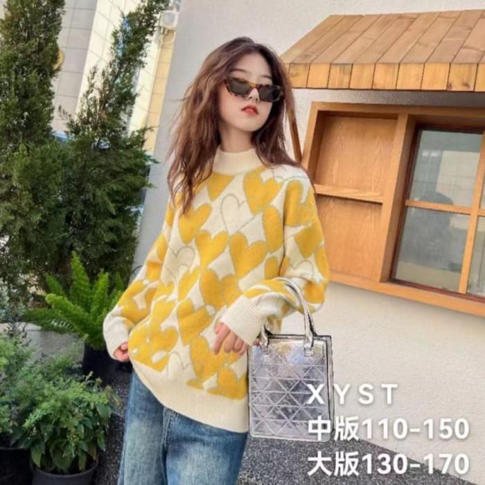 Gambar GIRL WINTER SWEATER RAJUT TEBAL MUSIM DINGIN ANAK PEREMPUAN - Kuning, 140 dari Joli Jolie ID_NEW undefined Tokopedia