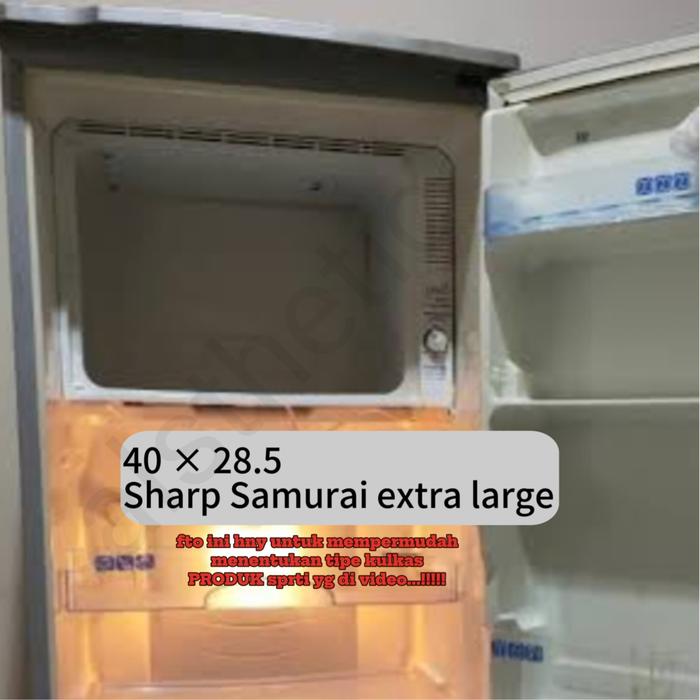 Gambar tutup freezer kulkas SHARP 1 pintu - Sharp jumbo dari alsthetic_NEW undefined Tokopedia
