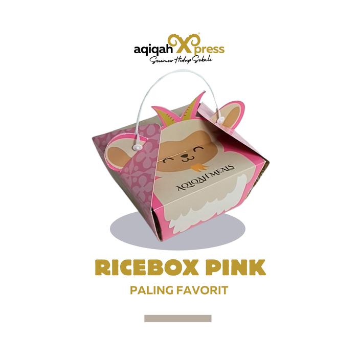 Gambar ricebox aqiqah - Merah Muda, nasi biryani dari aqiqah x press undefined Tokopedia