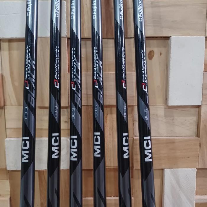 Fujikura MCI 80 FLEX R シャフト 6本セット フジクラ MCI70-R 5本