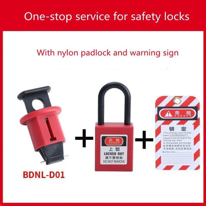 Gambar Mcb Safety Lockout Miniature Sicruit Breaker Lock Out Tag Out Mcb Loto - 1Set dari Penny-Y undefined Tokopedia