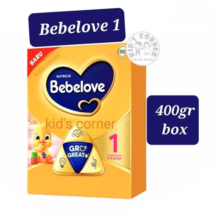 Gambar Bebelove 1 2 400gr box nutricia susu formula bayi - 0-6 BULAN dari onefamily store undefined Tokopedia