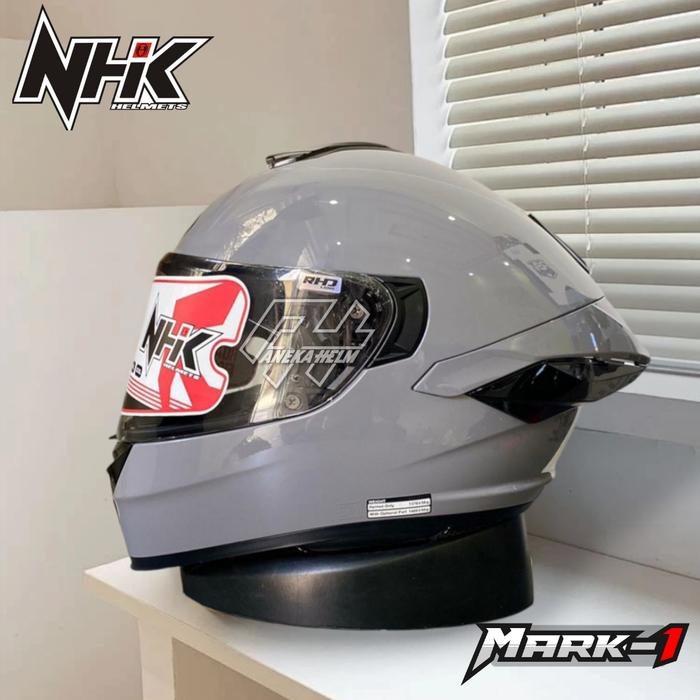 Gambar HELM NHK MARK 1 ELITE SOLID - dim grey, L dari Aneka helmet undefined Tokopedia