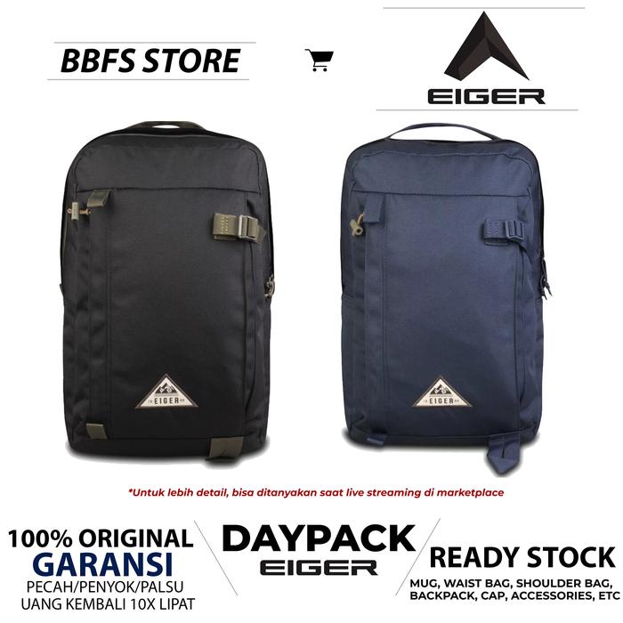 Gambar EIGER ORIGINAL PASSAGE 2.0 15L LAPTOP DAYPACK GARANSI TAS BACKPACK - Hitam dari BBFS STORE undefined Tokopedia
