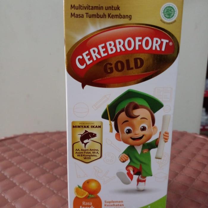 Gambar Cerebrofort Gold 100 ml jeruk dari Apotek Sumber Abadi undefined Tokopedia
