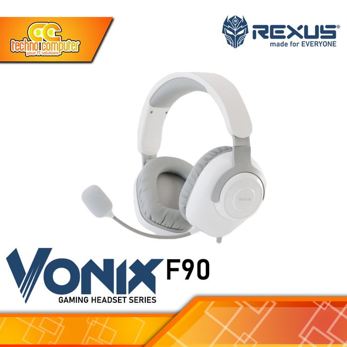 Gambar HEADSET REXUS VONIX F90 - Gaming Headset - Putih dari Techno Computer Bali undefined Tokopedia